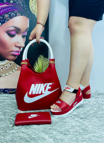 Nike Bag and Sandals Set - Nazbeauti